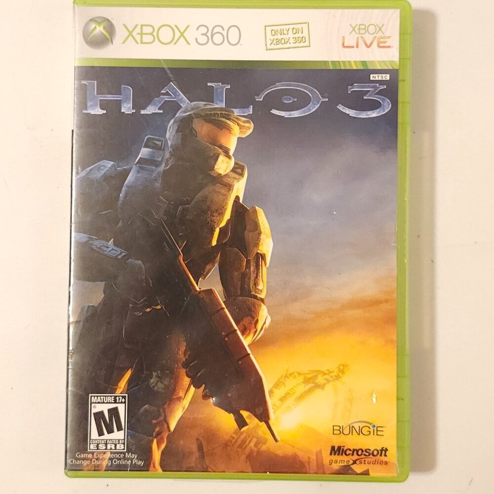 XBOX 360 HALO 3 Video Game + Poster and Control Manual 2007